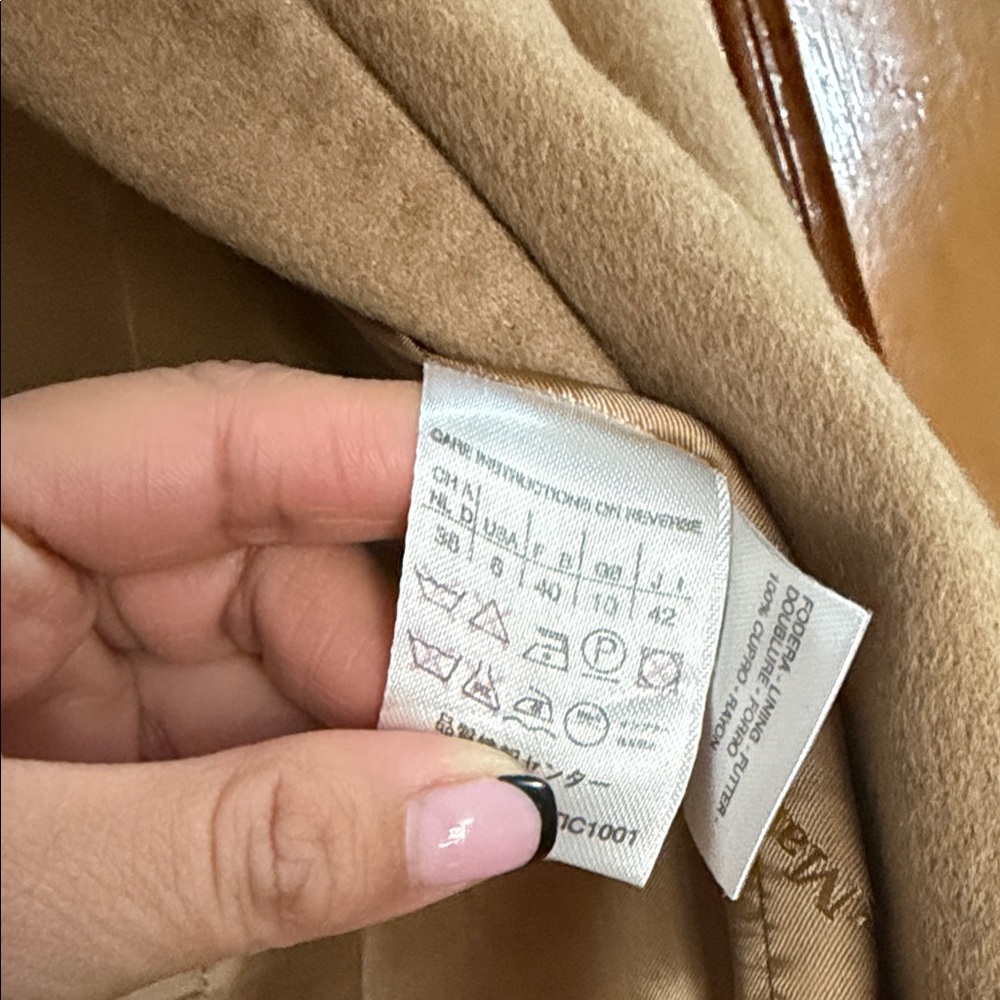 MaxMara Womens Classic Camel Hair Blazer - Picture 11 of 14